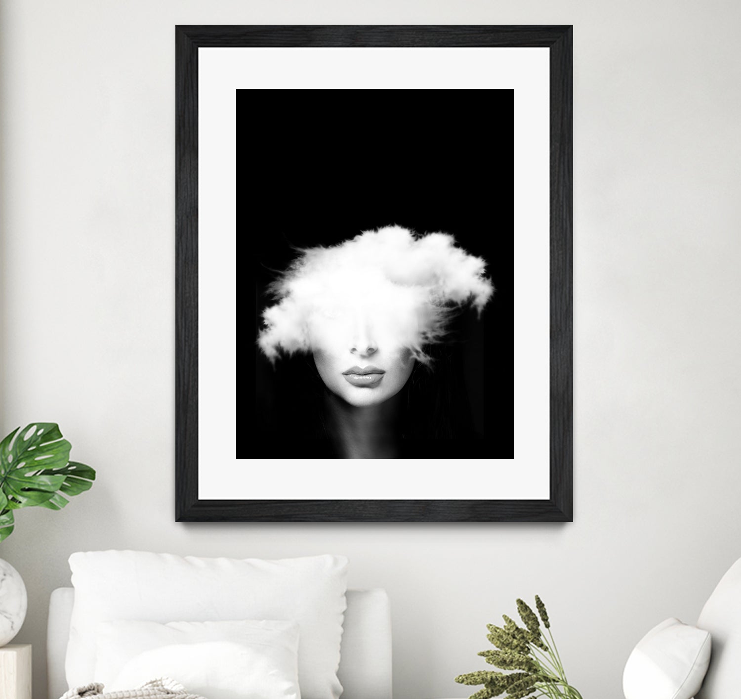 Head in the clouds by Tania Amrein on GIANT ART - black mixed media