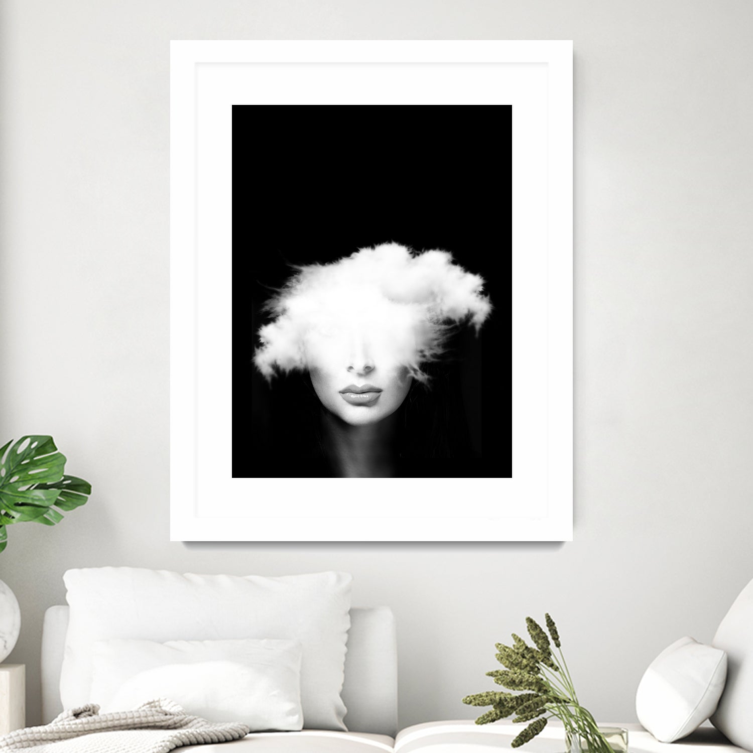 Head in the clouds by Tania Amrein on GIANT ART - black mixed media