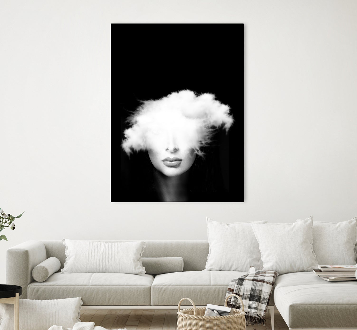 Head in the clouds by Tania Amrein on GIANT ART - black mixed media