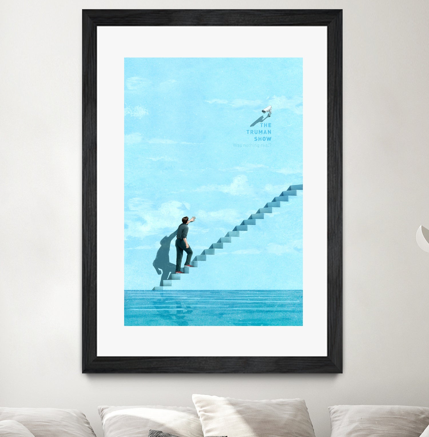 The Truman Show by Jason Ratliff on GIANT ART - blue digital painting