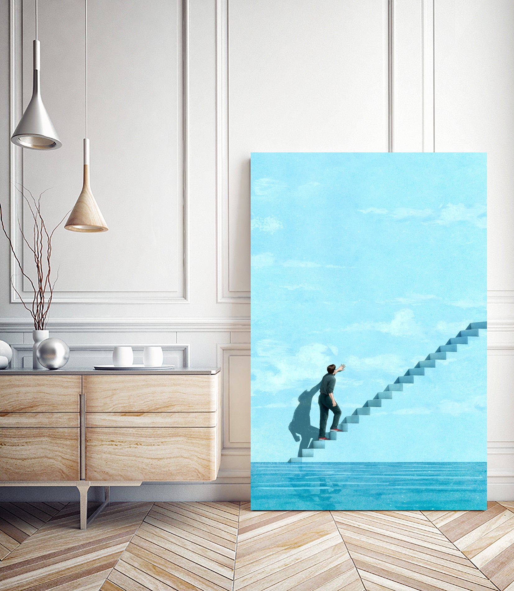 The Exit by Jason Ratliff on GIANT ART - blue digital painting