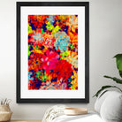 Emaline Floral and Succulents by Lisa Raymond on GIANT ART - red digital painting