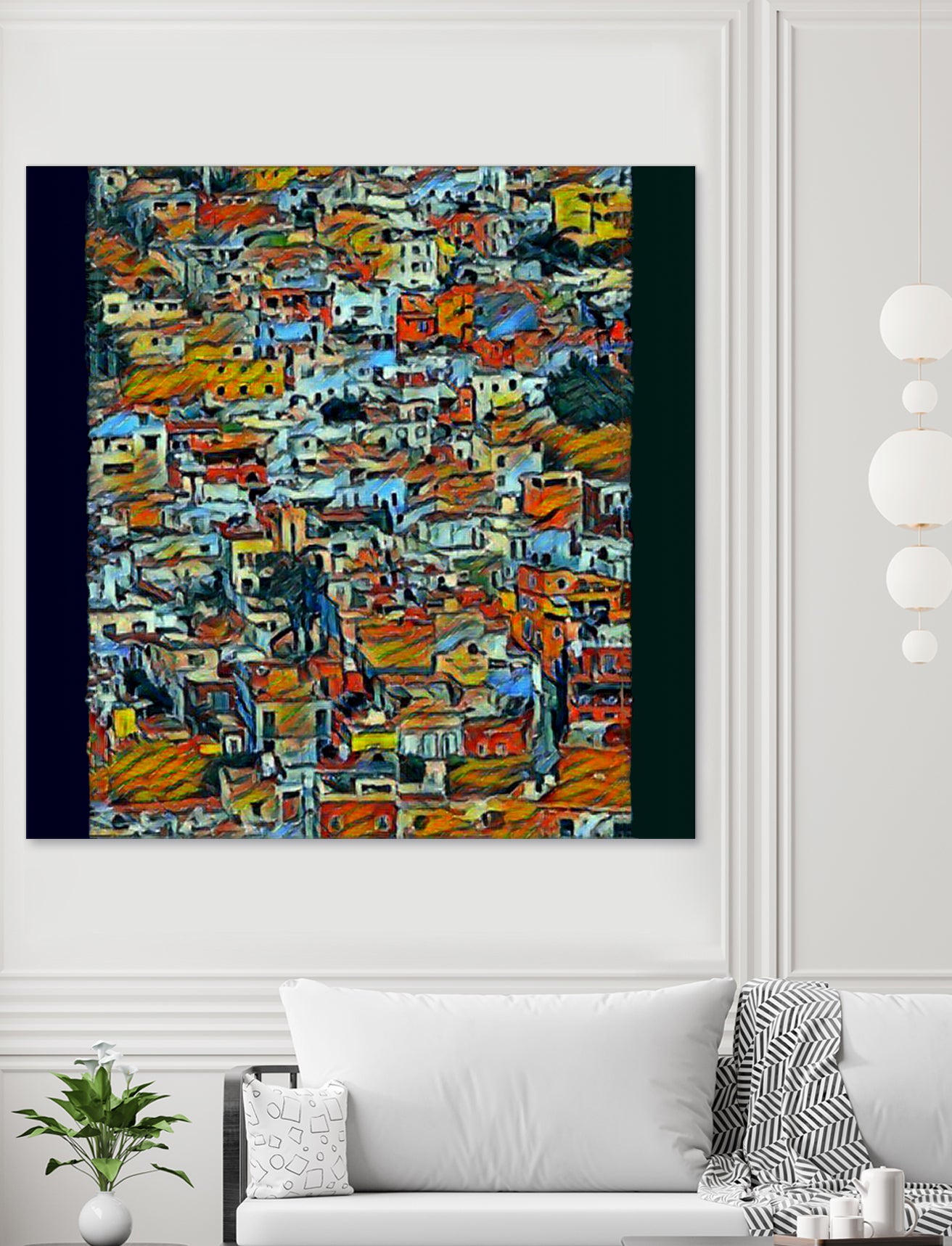 Guanajuato by Jeffrey Irwin on GIANT ART - orange digital painting