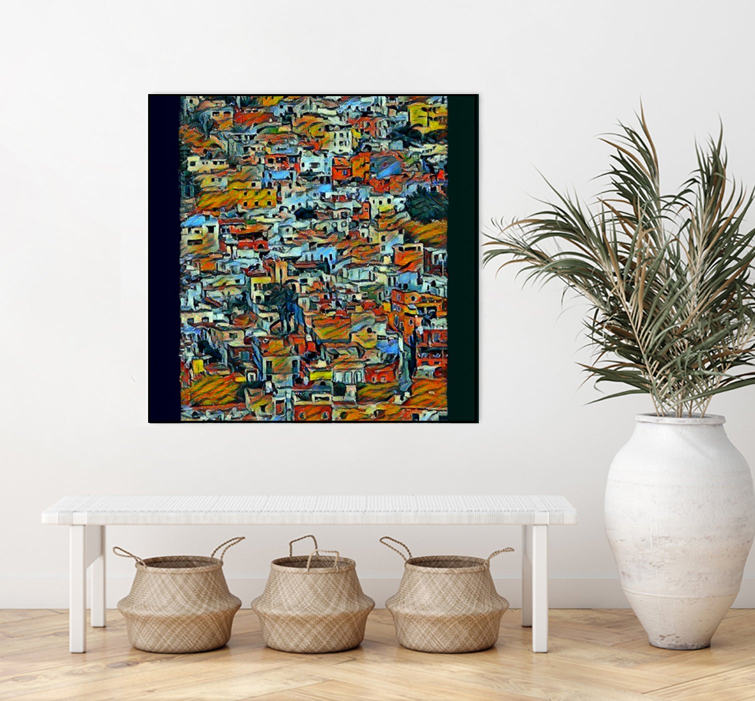 Guanajuato by Jeffrey Irwin on GIANT ART - orange digital painting