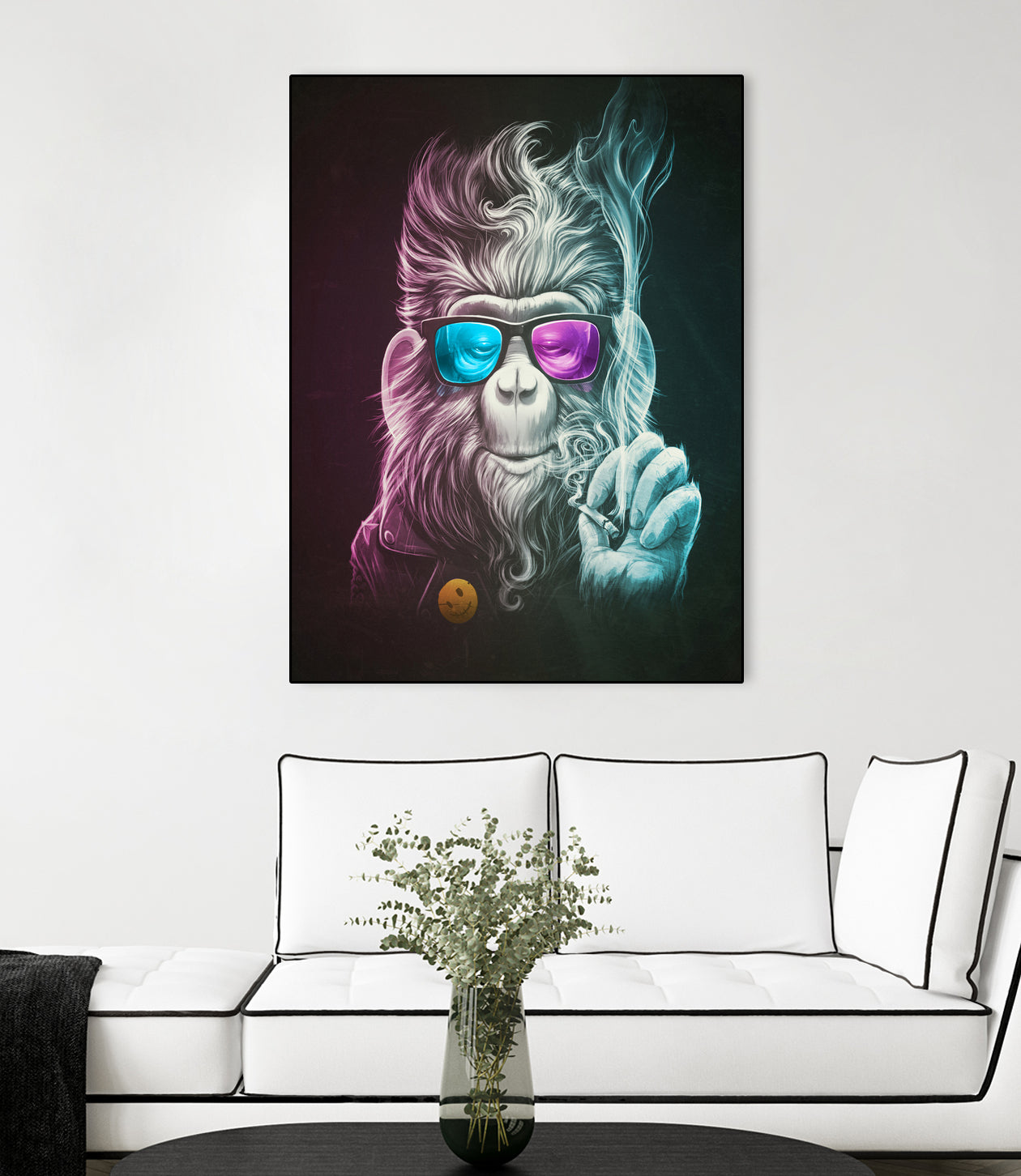 Smoky by Lukáš Brežák on GIANT ART - fuchsia digital painting