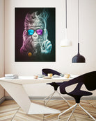 Smoky by Lukáš Brežák on GIANT ART - fuchsia digital painting