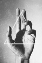 Hand + Triangle by Annisa Tiara Utami on GIANT ART - gray photo manipulation