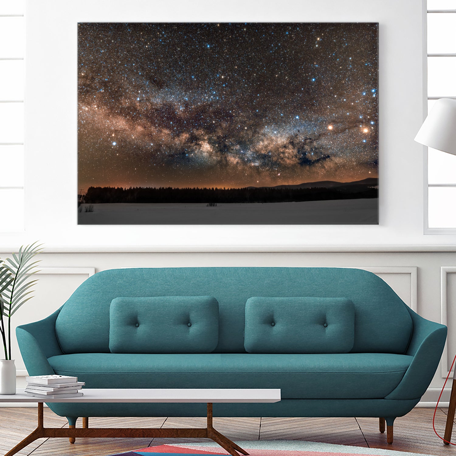 Milky way by Lorenzo Bustillo on GIANT ART - gray photo illustration