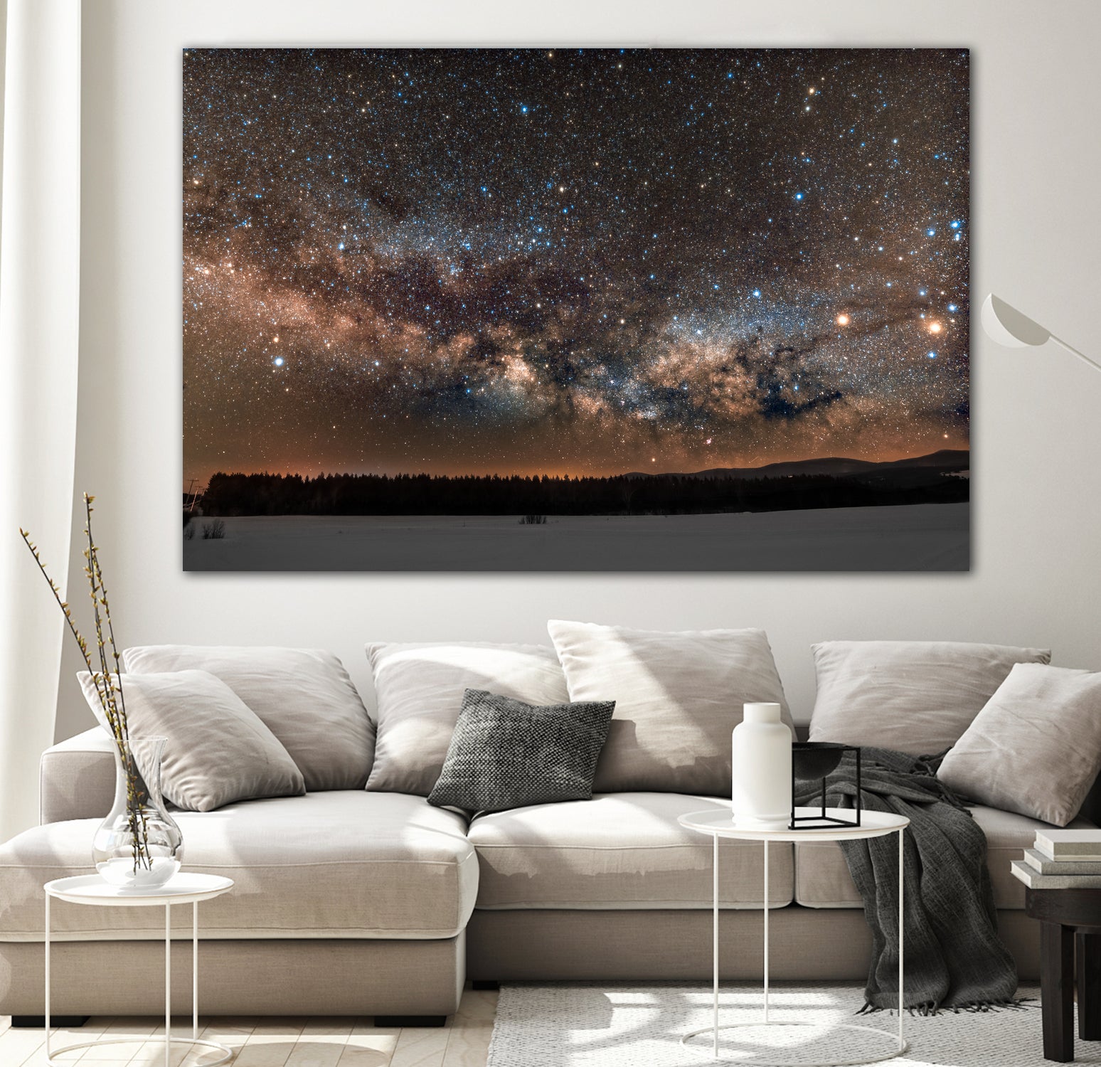 Milky way by Lorenzo Bustillo on GIANT ART - gray photo illustration