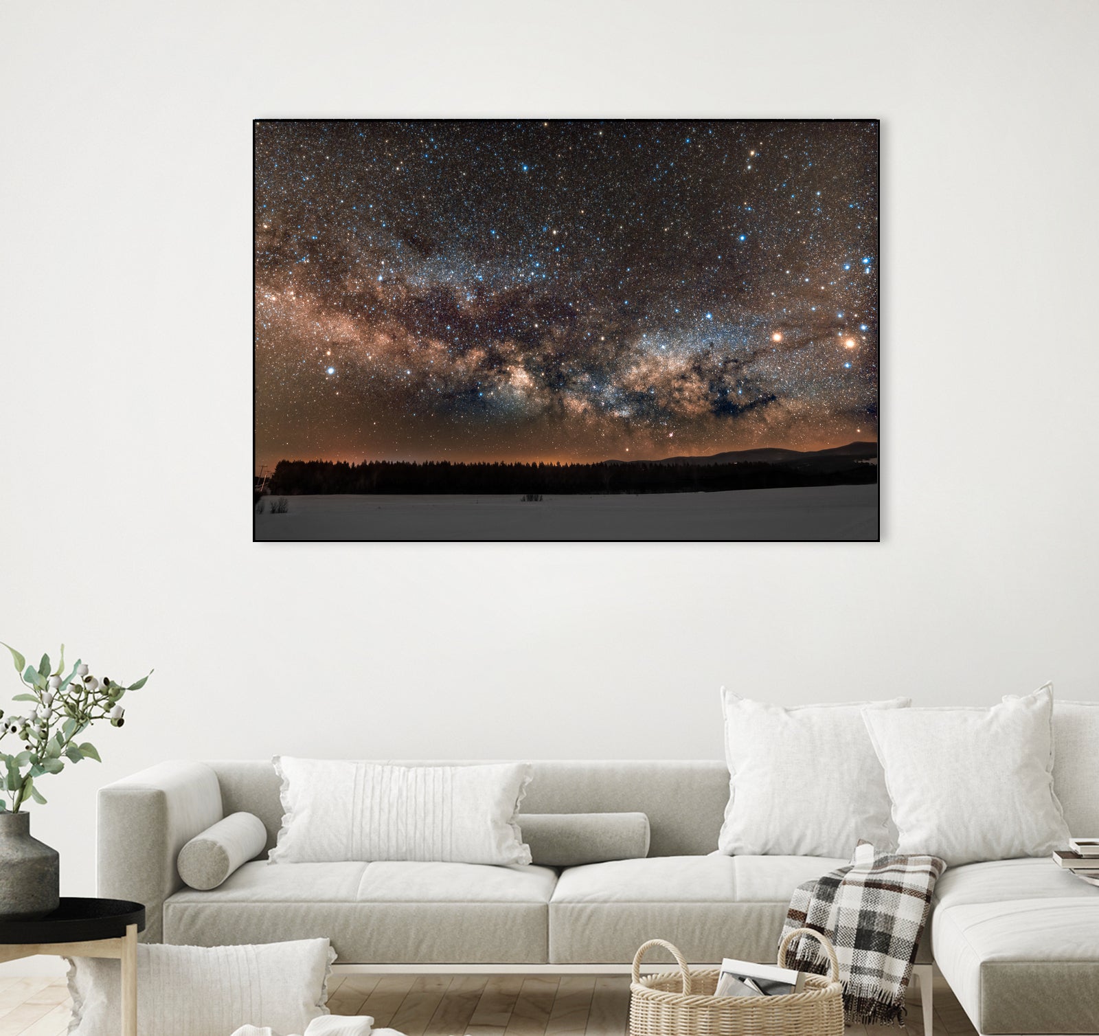 Milky way by Lorenzo Bustillo on GIANT ART - gray photo illustration