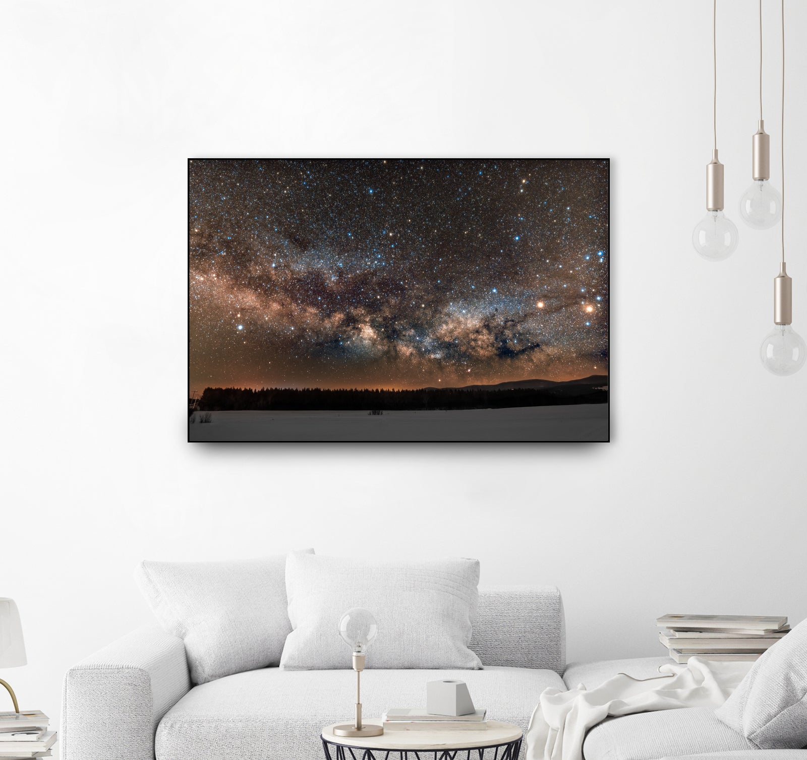 Milky way by Lorenzo Bustillo on GIANT ART - gray photo illustration