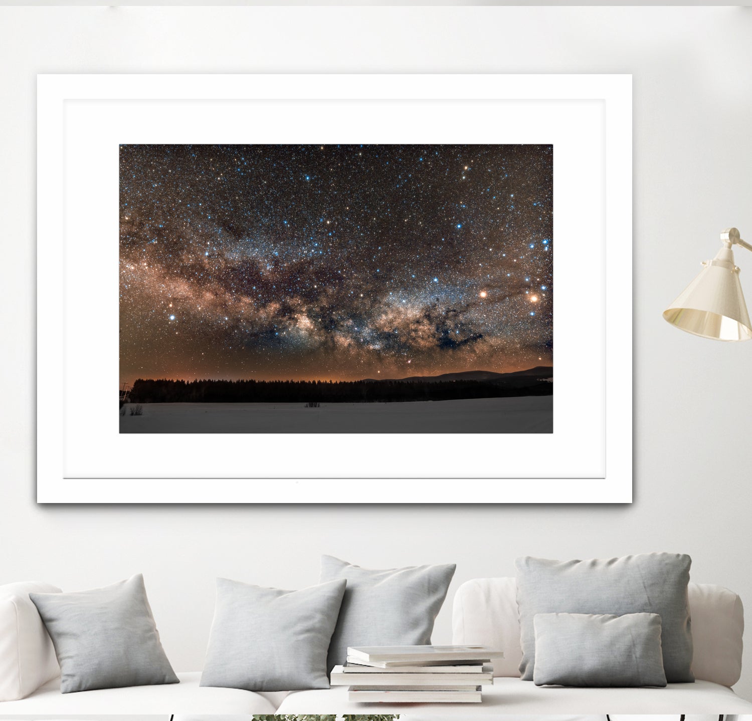 Milky way by Lorenzo Bustillo on GIANT ART - gray photo illustration