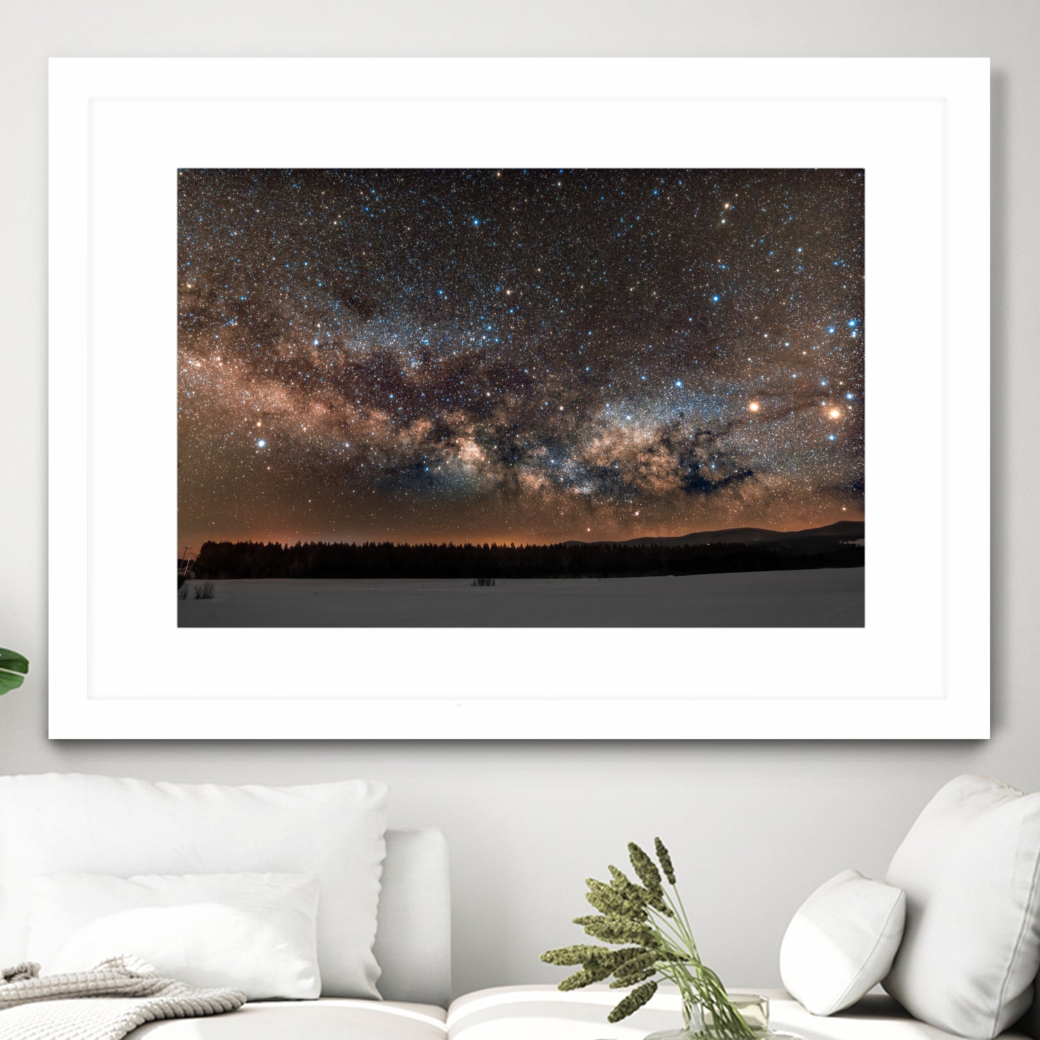 Milky way by Lorenzo Bustillo on GIANT ART - gray photo illustration