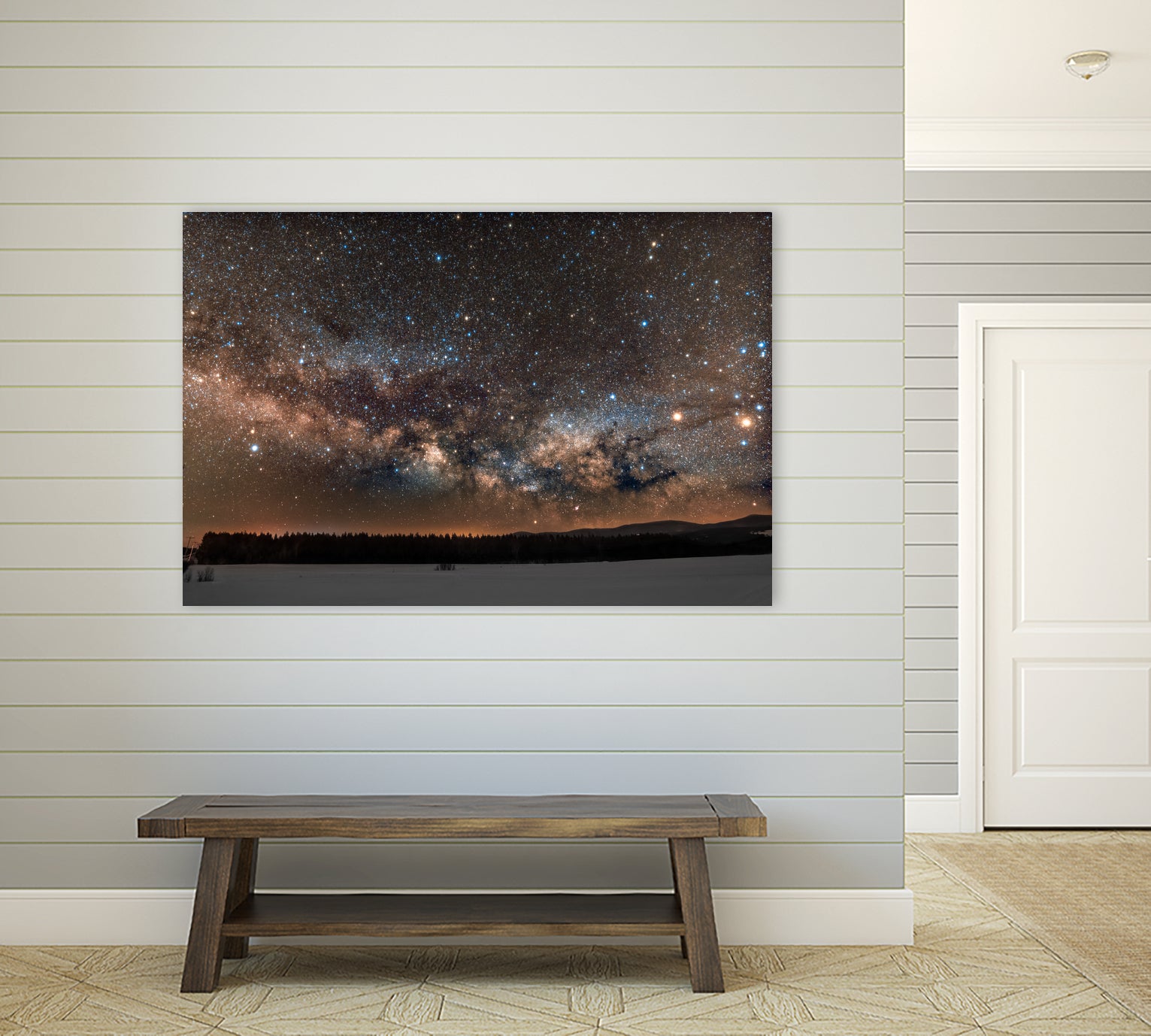 Milky way by Lorenzo Bustillo on GIANT ART - gray photo illustration