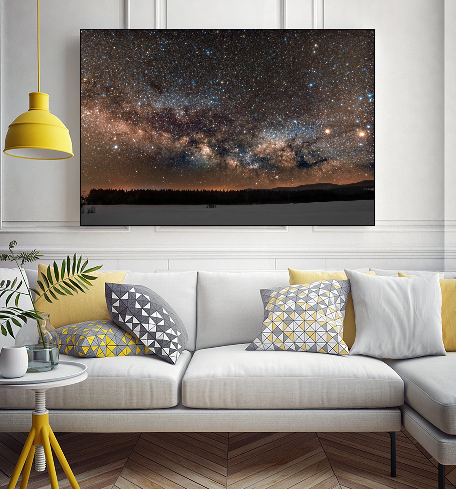 Milky way by Lorenzo Bustillo on GIANT ART - gray photo illustration