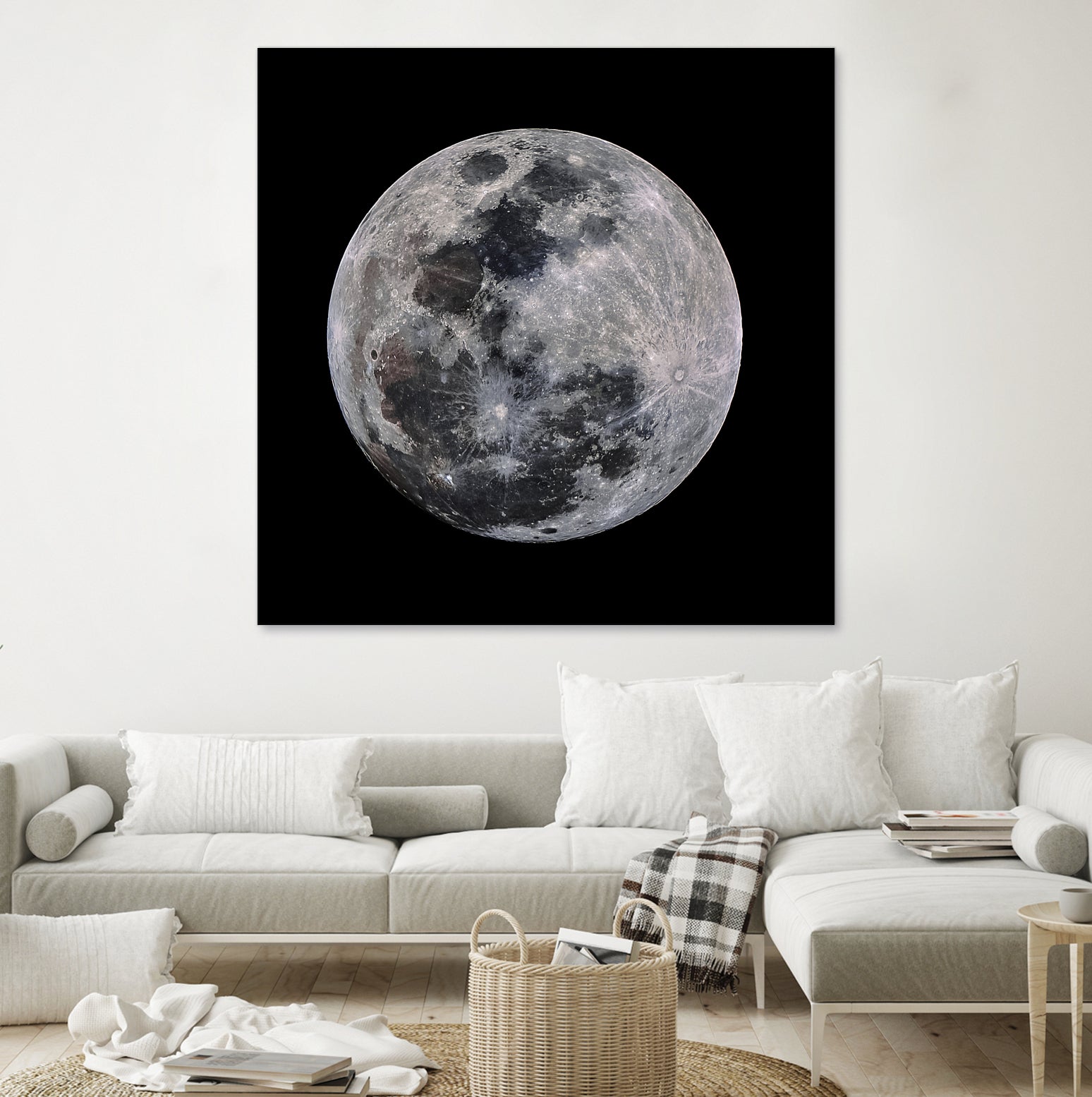 Super Moon by Lorenzo Bustillo on GIANT ART - gray photo illustration