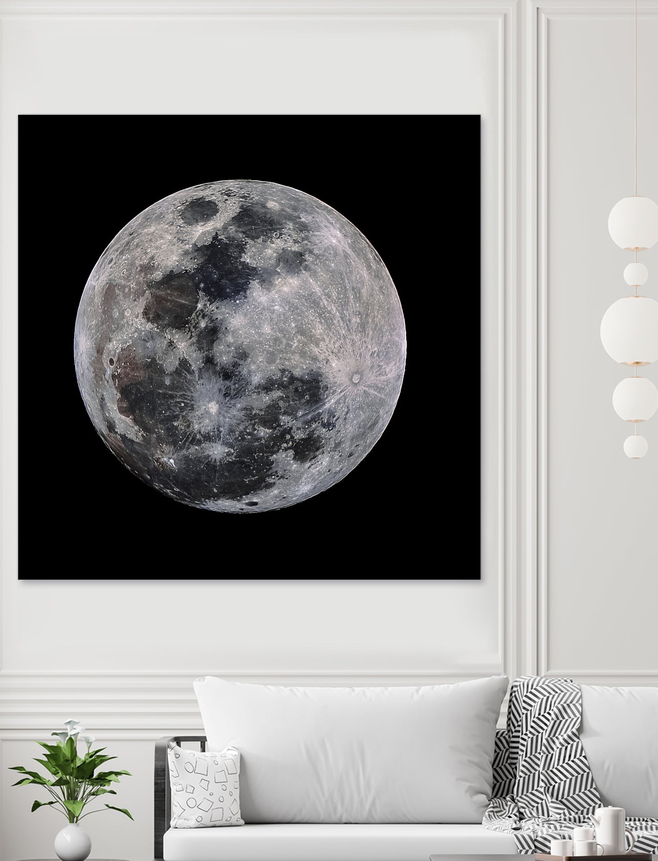 Super Moon by Lorenzo Bustillo on GIANT ART - gray photo illustration