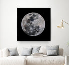 Super Moon by Lorenzo Bustillo on GIANT ART - gray photo illustration