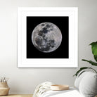 Super Moon by Lorenzo Bustillo on GIANT ART - gray photo illustration