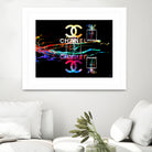 Chanel Perfumes by Daniel Janda on GIANT ART - black mixed media