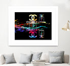 Chanel Perfumes by Daniel Janda on GIANT ART - black mixed media