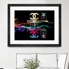 Chanel Perfumes by Daniel Janda on GIANT ART - black mixed media