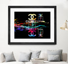 Chanel Perfumes by Daniel Janda on GIANT ART - black mixed media