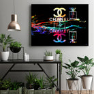 Chanel Perfumes by Daniel Janda on GIANT ART - black mixed media