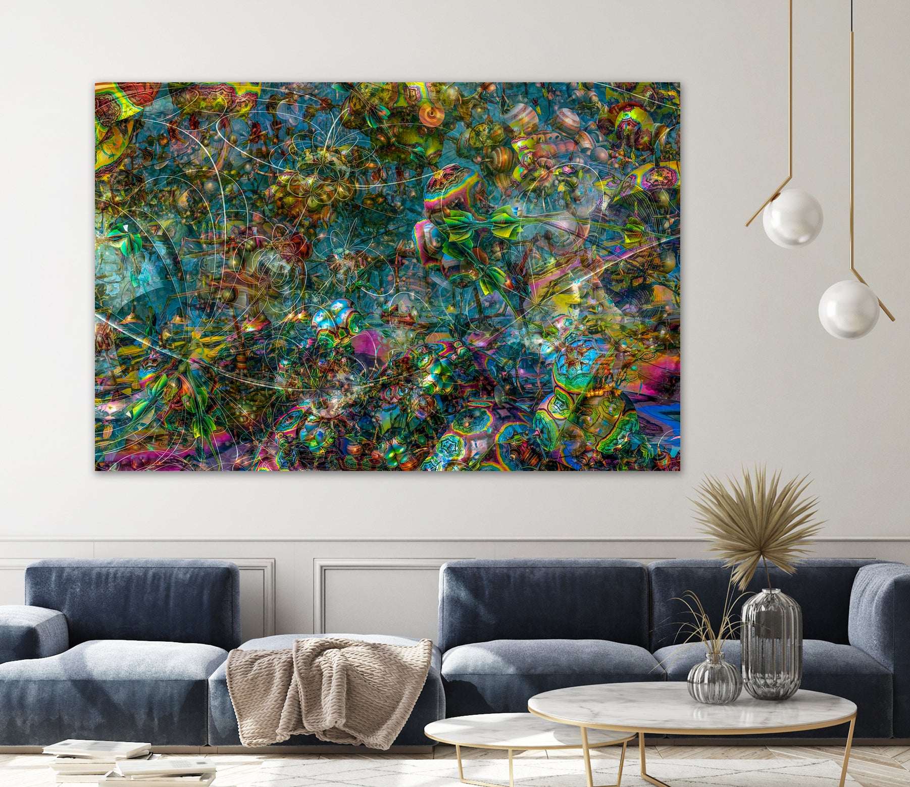 I Saw The Music Dance by Eric Ton on GIANT ART - white digital painting