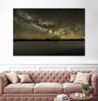 MIlky way rising by Lorenzo Bustillo on GIANT ART - gray photo illustration