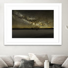 MIlky way rising by Lorenzo Bustillo on GIANT ART - gray photo illustration