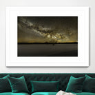 MIlky way rising by Lorenzo Bustillo on GIANT ART - gray photo illustration