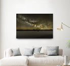 MIlky way rising by Lorenzo Bustillo on GIANT ART - gray photo illustration