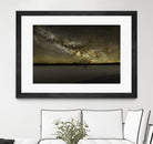 MIlky way rising by Lorenzo Bustillo on GIANT ART - gray photo illustration