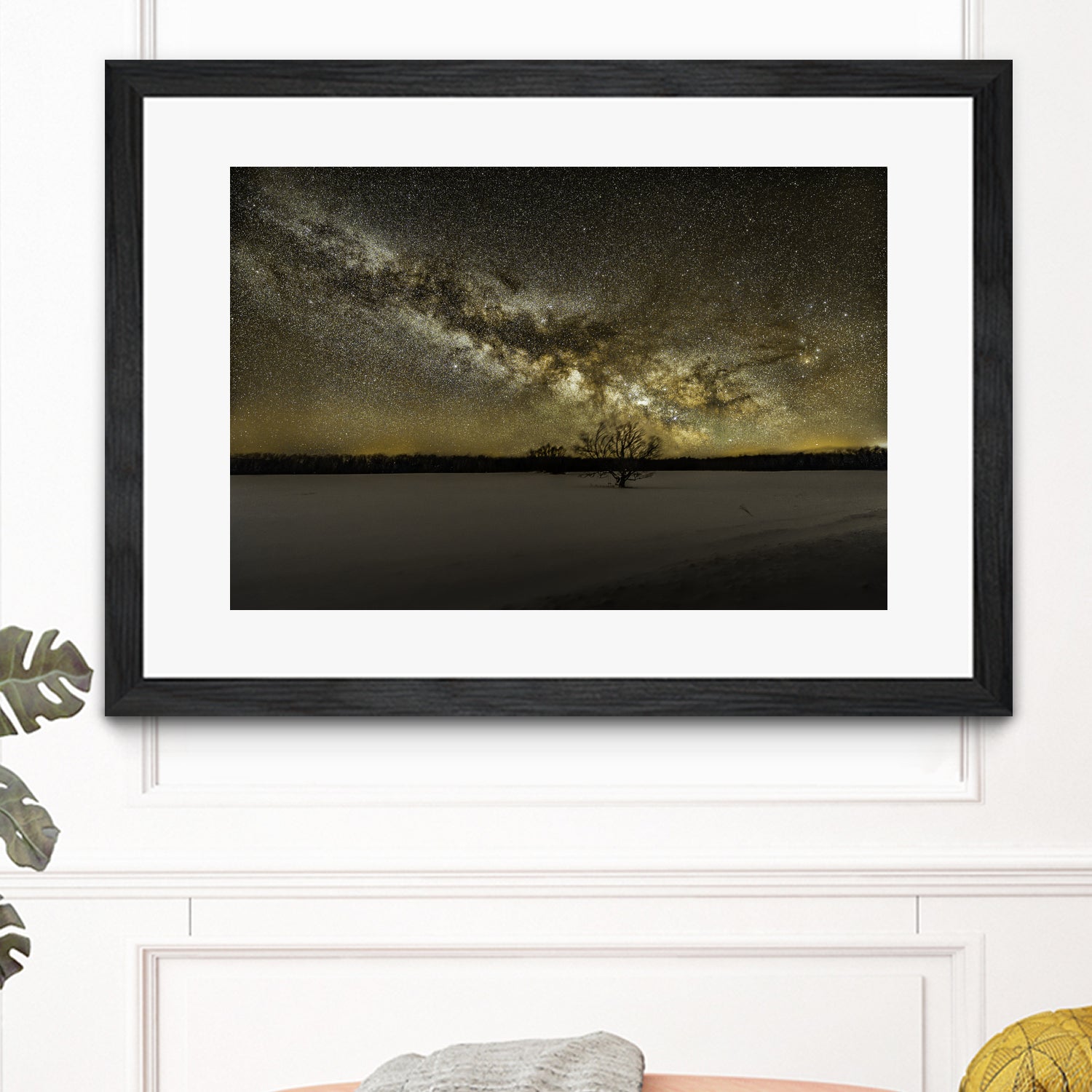 MIlky way rising by Lorenzo Bustillo on GIANT ART - gray photo illustration