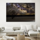 Milky way and Lone Tree by Lorenzo Bustillo on GIANT ART - gray photo illustration