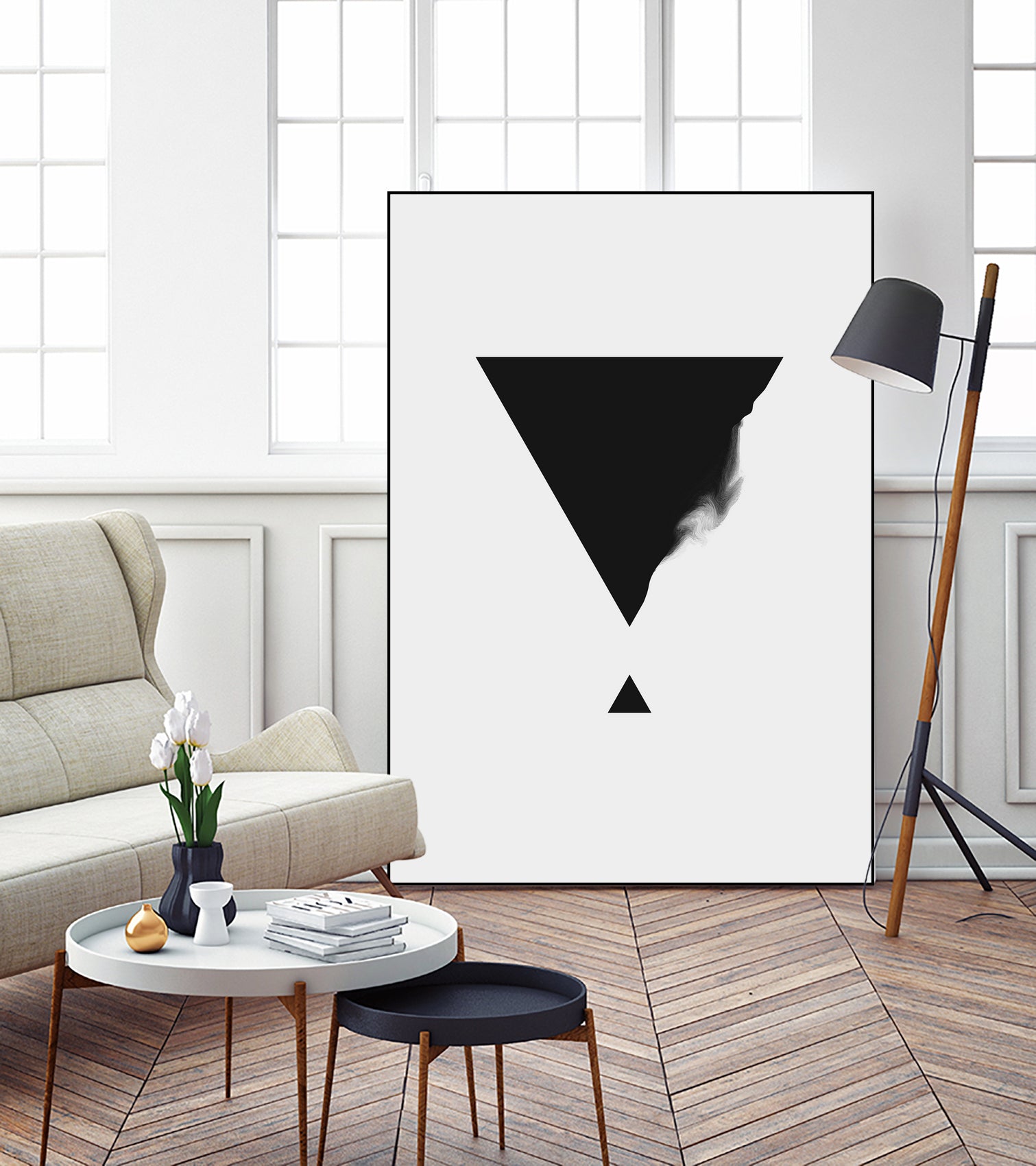 Triangle by Annisa Tiara Utami on GIANT ART - black digital drawing