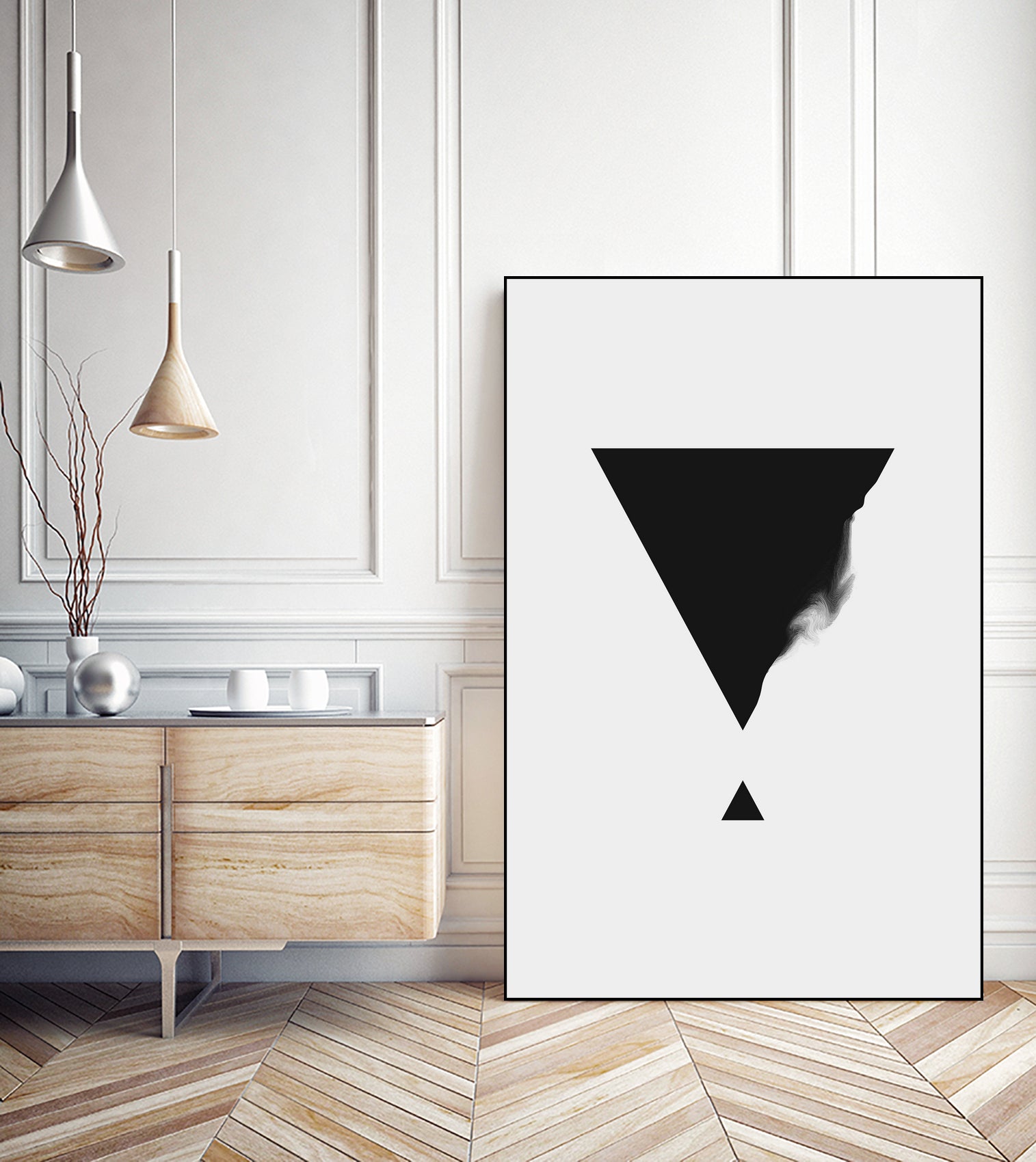 Triangle by Annisa Tiara Utami on GIANT ART - black digital drawing