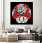 The Red Mushroom in Mario Bros by Caroline BESSIERES on GIANT ART - red digital drawing