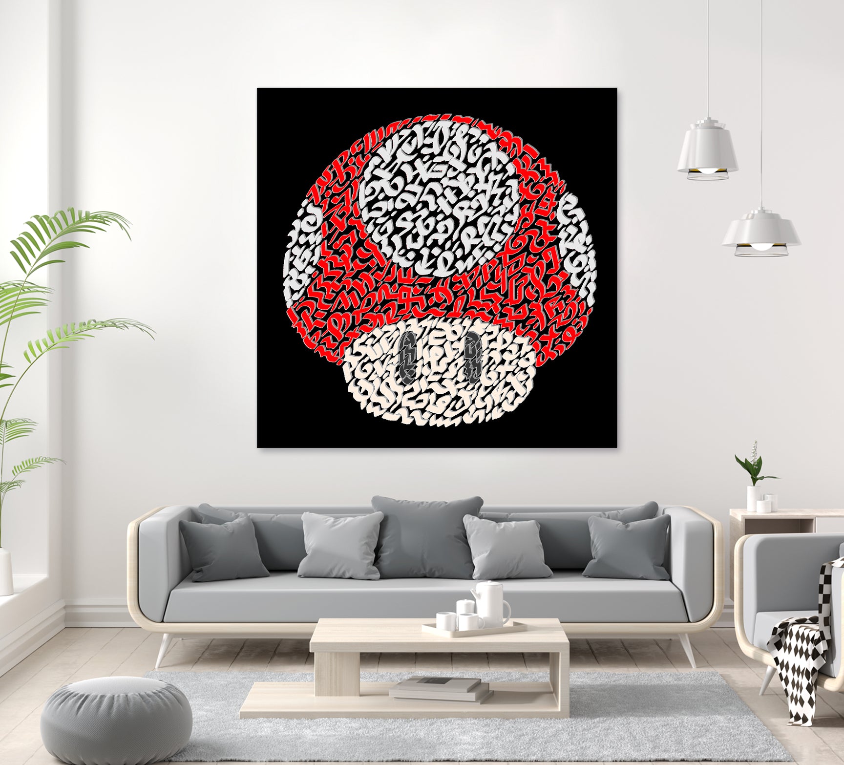 The Red Mushroom in Mario Bros by Caroline BESSIERES on GIANT ART - red digital drawing