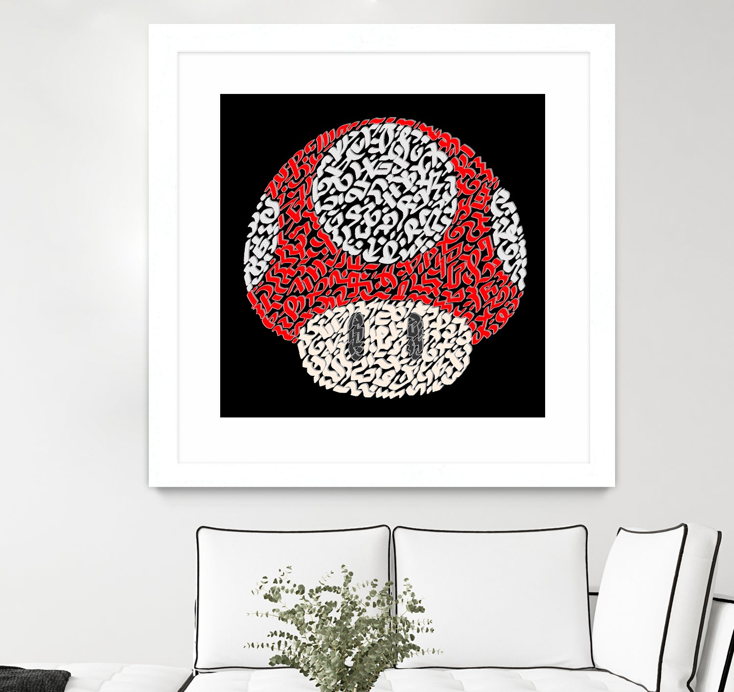 The Red Mushroom in Mario Bros by Caroline BESSIERES on GIANT ART - red digital drawing