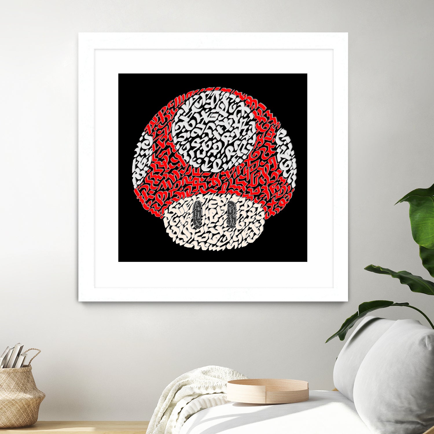 The Red Mushroom in Mario Bros by Caroline BESSIERES on GIANT ART - red digital drawing