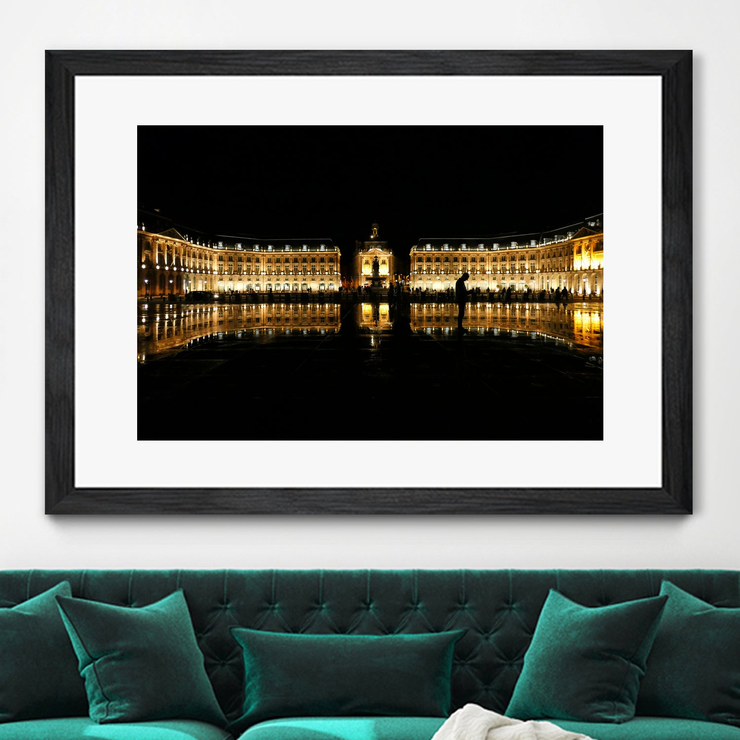 Water Mirror Bordeaux by Lynn Bolt on GIANT ART - black photo illustration