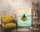 BE BRAVE by Vin Zzep on GIANT ART - white digital painting