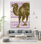 Bazaar Camel Lavender by Thomas Fernez on GIANT ART - fuchsia digital drawing