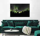 Quebec Northern Lights by Lorenzo Bustillo on GIANT ART - gray photo illustration