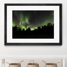 Quebec Northern Lights by Lorenzo Bustillo on GIANT ART - gray photo illustration