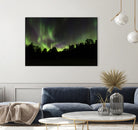 Quebec Northern Lights by Lorenzo Bustillo on GIANT ART - gray photo illustration