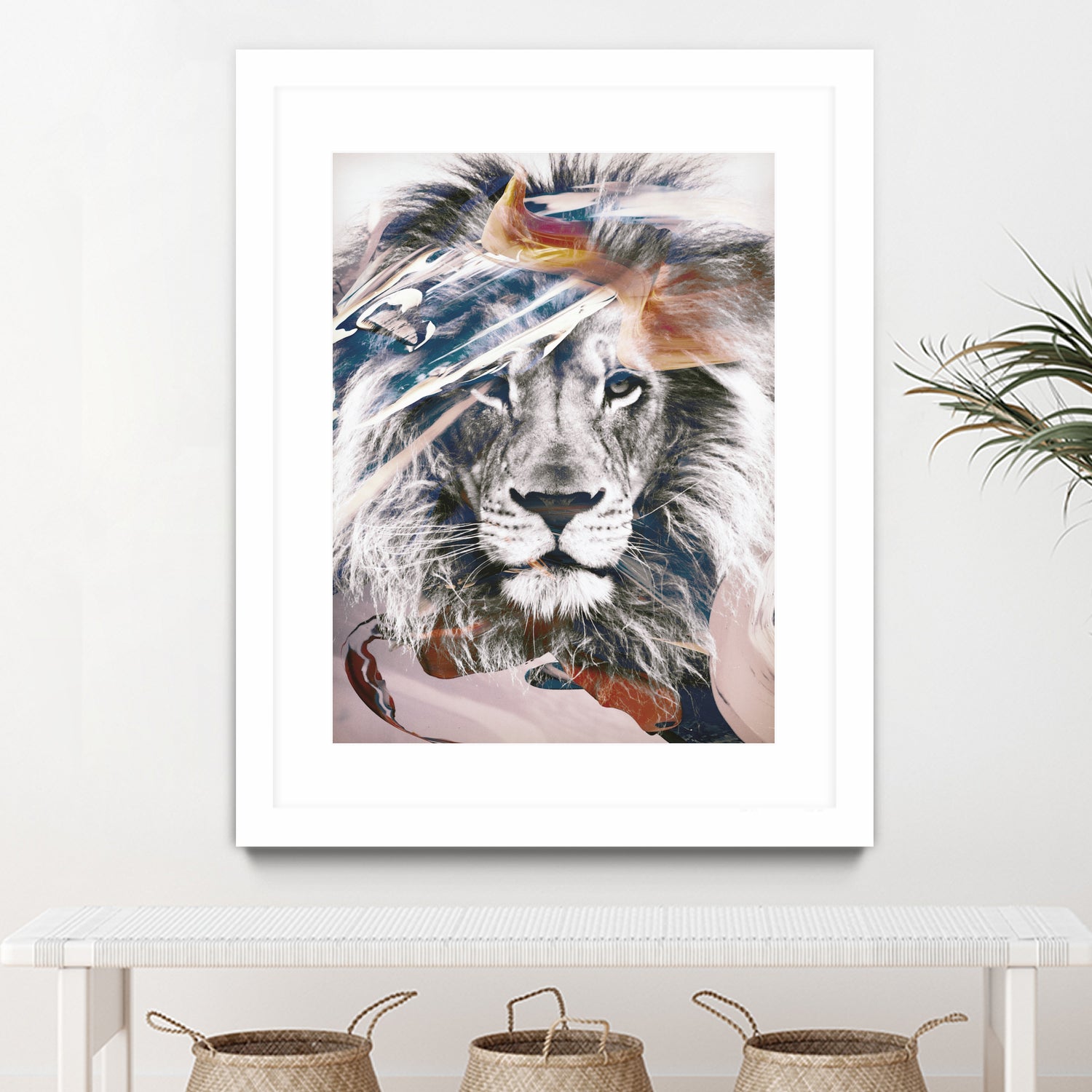 LION 6 by dada22 . on GIANT ART - white digital painting