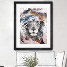 LION 6 by dada22 . on GIANT ART - white digital painting